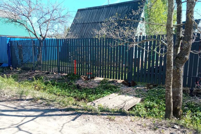 Забор и ворота с калиткой в Мгинском городском поселении