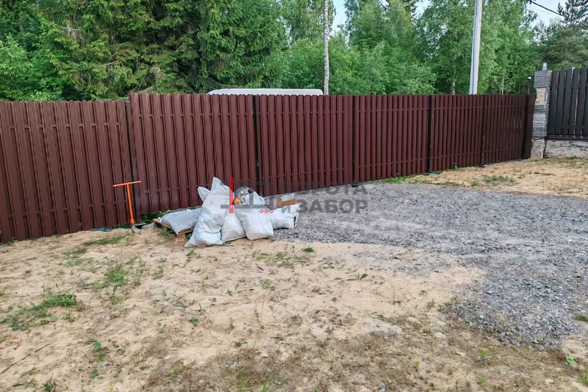 Комбинированный забор в КП Стеклянный Ручей
